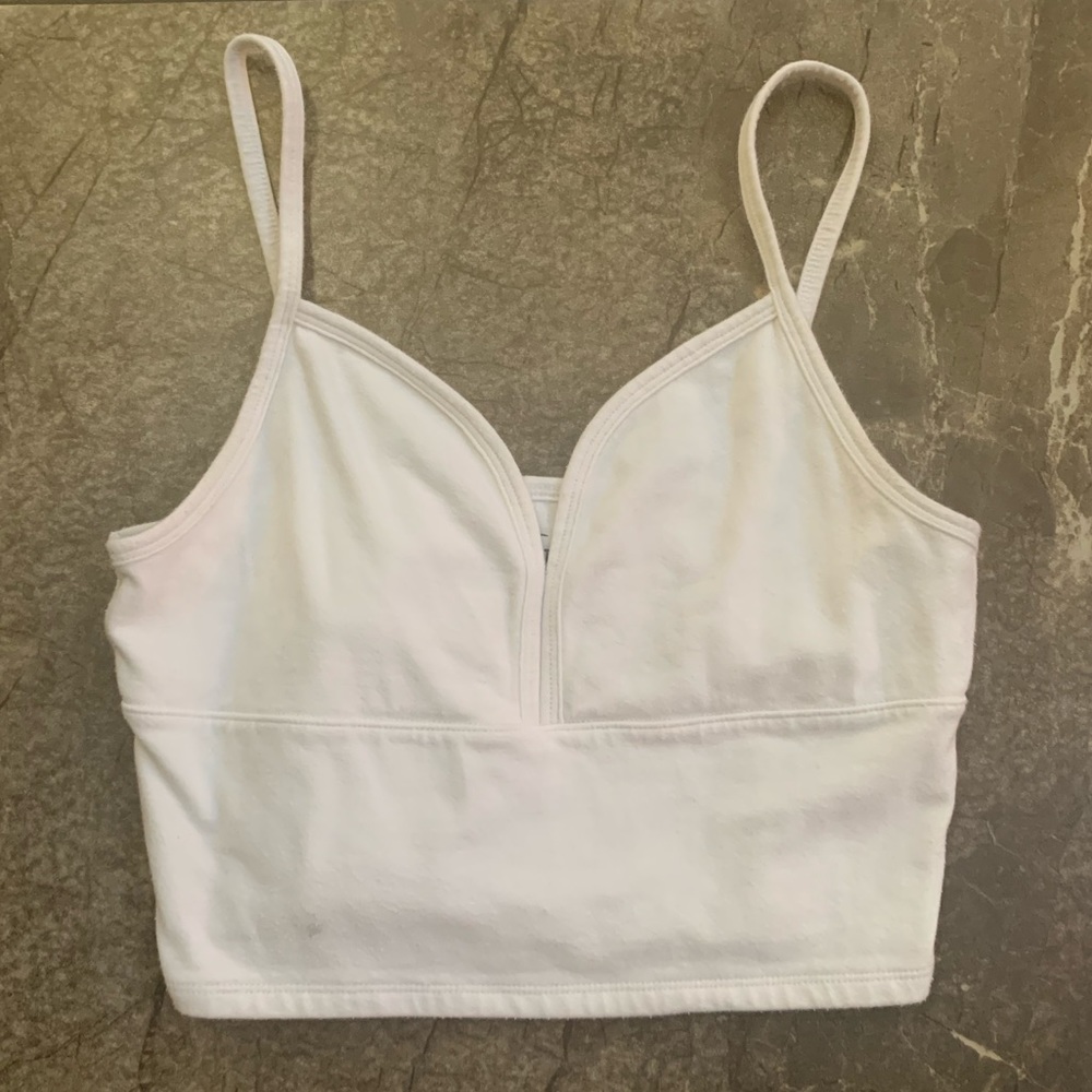 Hollister White Spaghetti Strap